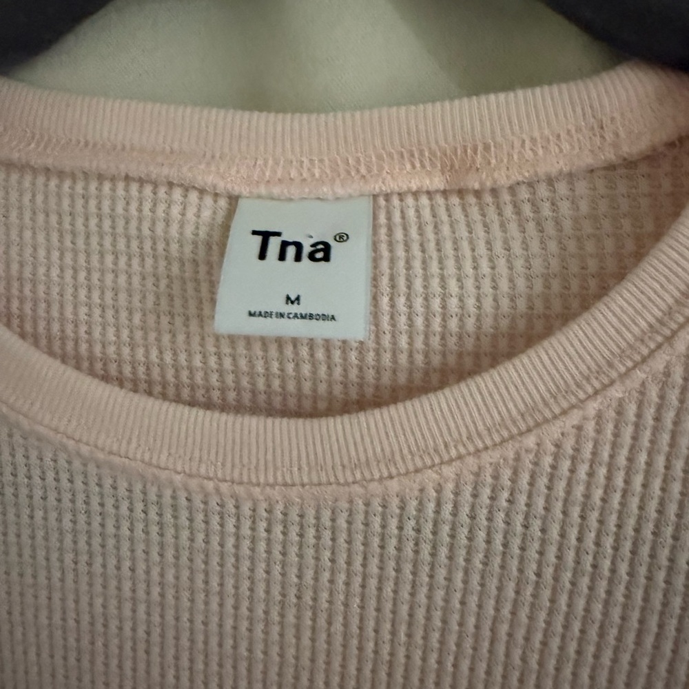 TNA Soft Pink Long Sleeve Tee - Picture 3 of 5